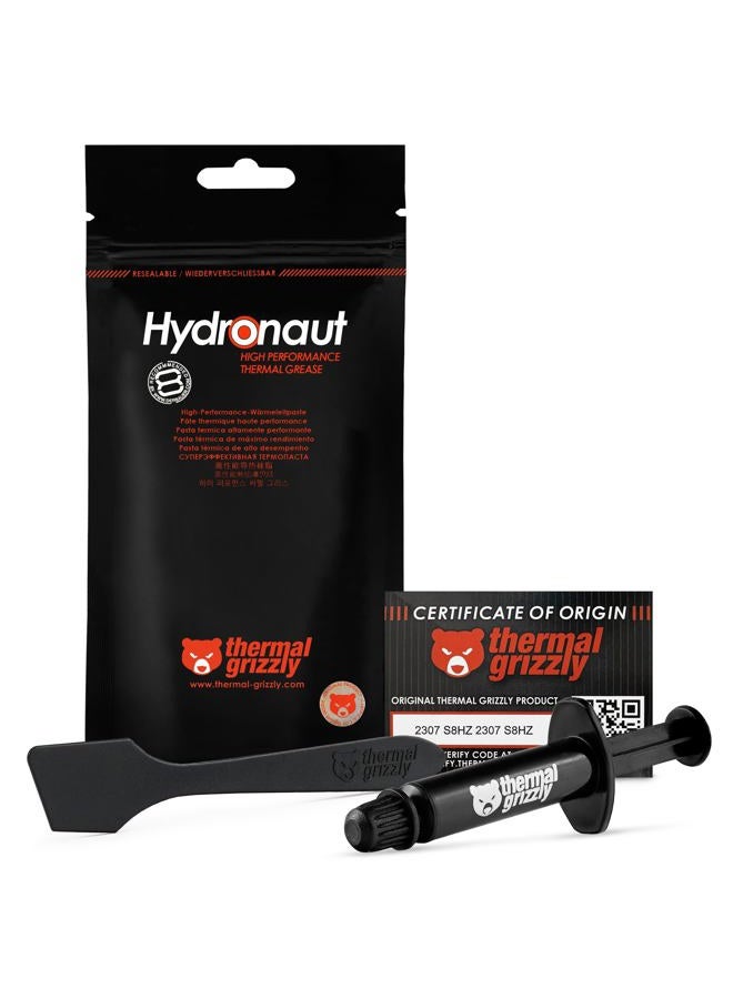 Thermal Grizzly Hydronaut - 1 Gram - Conductive High Performance Thermal Paste - Ideal for Air and Water Cooling CPU/GPU/PS4/PS5/Xbox - for Large Cooling Surfaces - Image 1